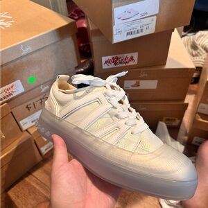 Christian Louboutin Cream Men's Sneakers